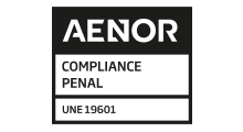 AENOR UNE 19601 certification logo